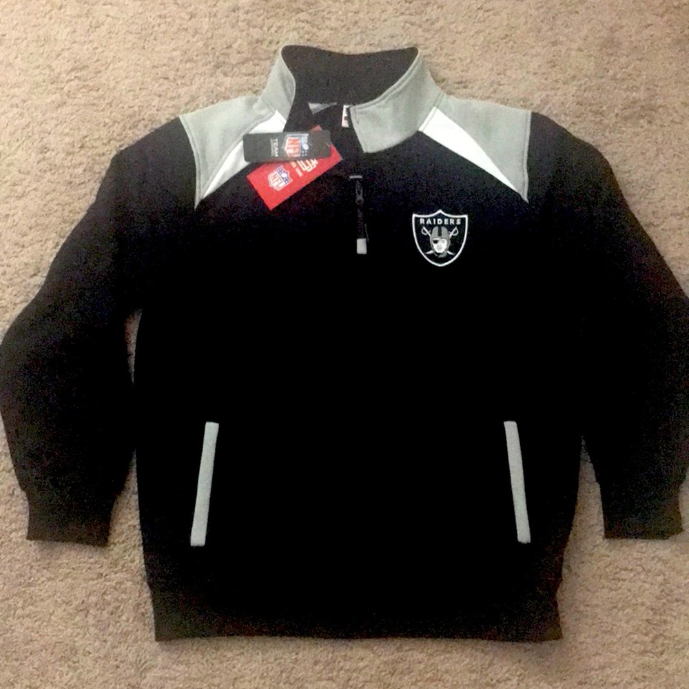 Raiders Football NFL Sweater/Jacket NEW with tags